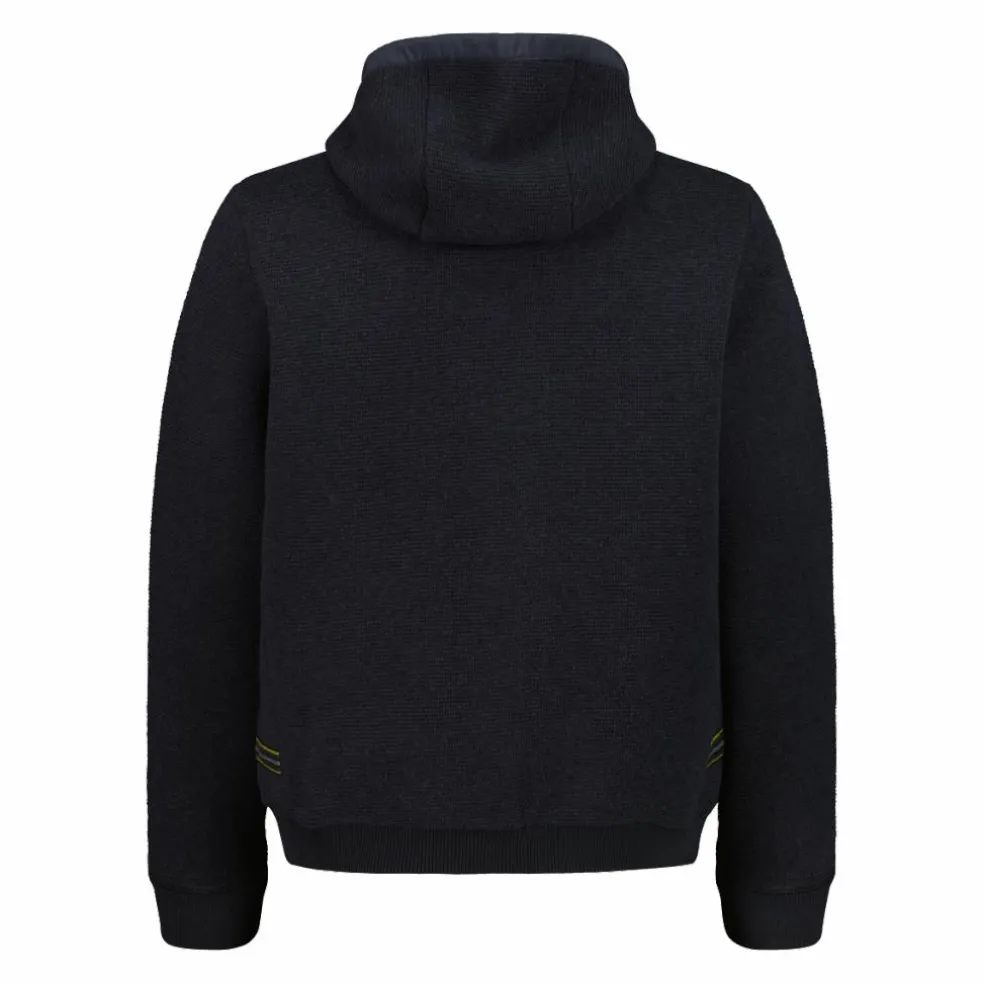 Giacca in pile da uomo con cappuccio