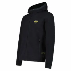 Giacca in pile da uomo con cappuccio