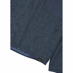 Giacca in pile da uomo in knit tech melange