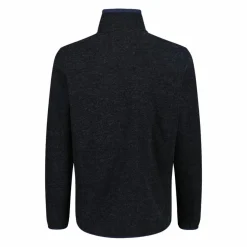 Giacca in pile da uomo in knit tech melange