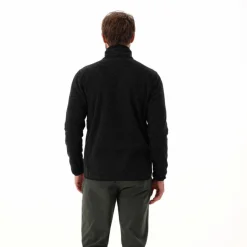 Giacca in pile da uomo in knit tech melange