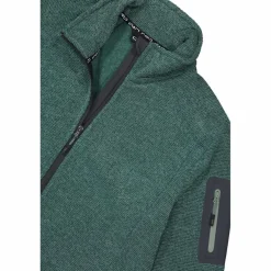 Giacca in Pile da uomo in knit-tech mélange