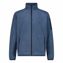 Giacca in Pile da uomo in knit-tech mélange