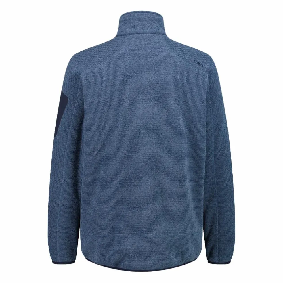 Giacca in Pile da uomo in knit-tech mélange