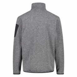 Giacca in Pile da uomo in knit-tech mélange