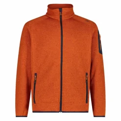 Giacca in Pile da uomo in knit-tech mélange