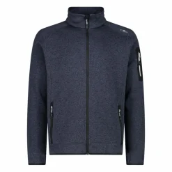 Giacca in Pile da uomo in knit-tech mélange