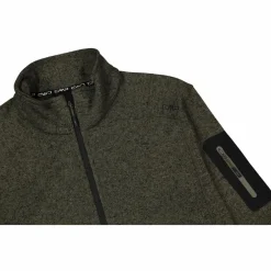 Giacca in Pile da uomo in knit-tech mélange