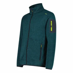 Giacca in Pile da uomo in knit-tech mélange