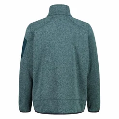 Giacca in Pile da uomo in knit-tech mélange