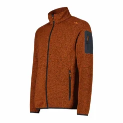Giacca in Pile da uomo in knit-tech mélange