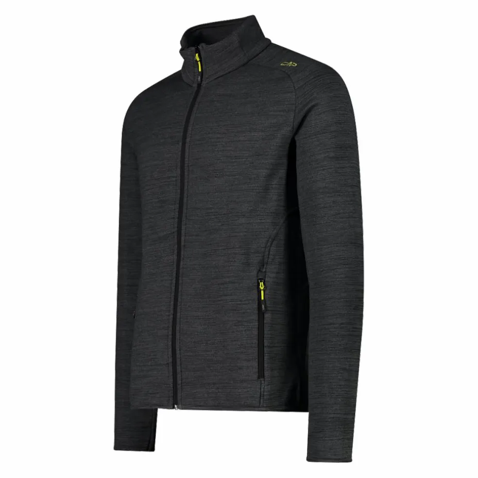Giacca in pile da uomo Stretch Performance melange