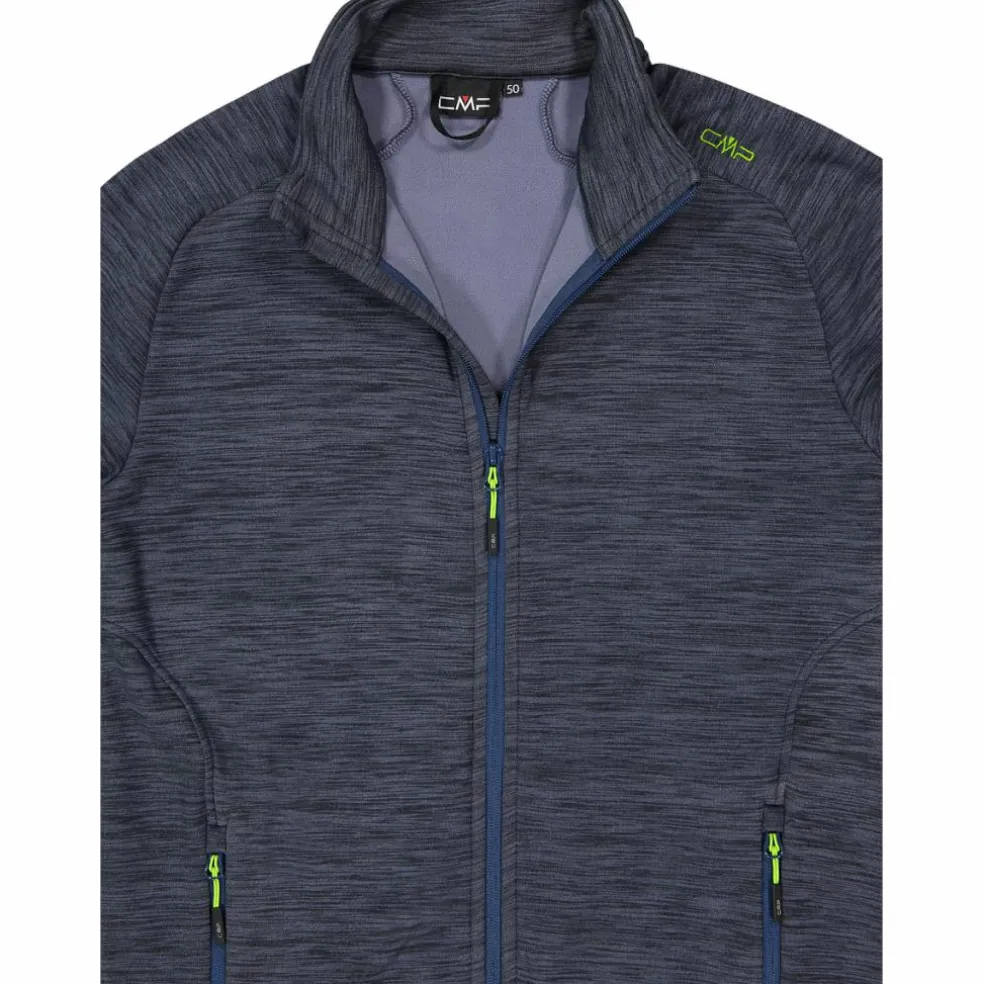 Giacca in pile da uomo Stretch Performance melange