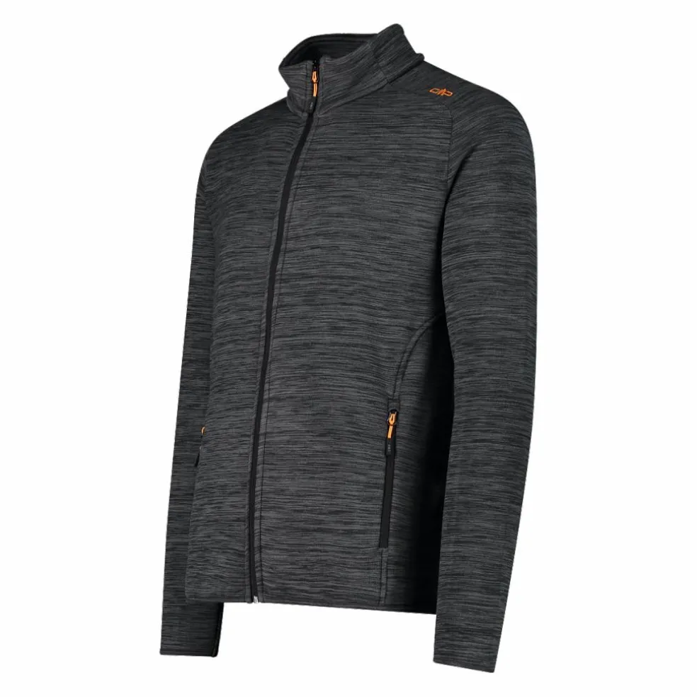 Giacca in pile da uomo Stretch Performance melange