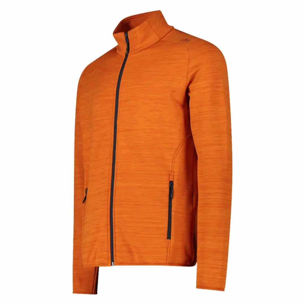 Giacca in pile da uomo Stretch Performance melange