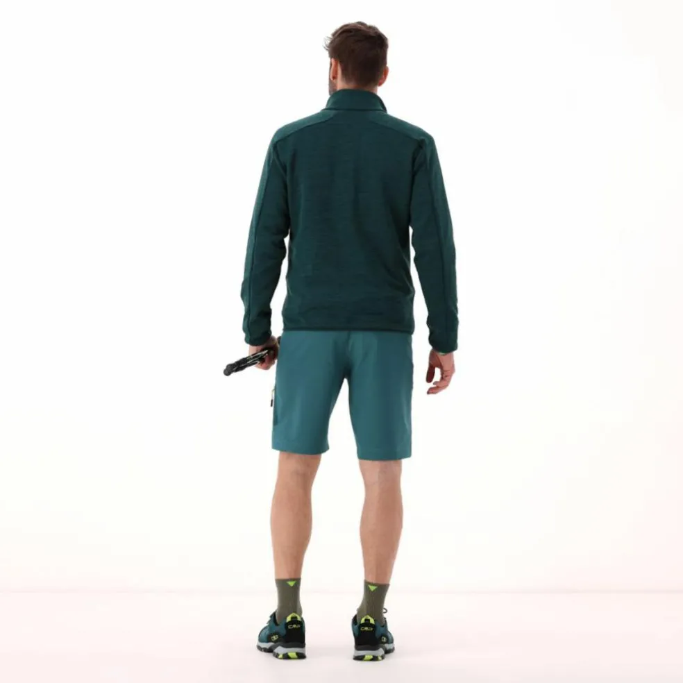 Giacca in pile da uomo Stretch Performance melange