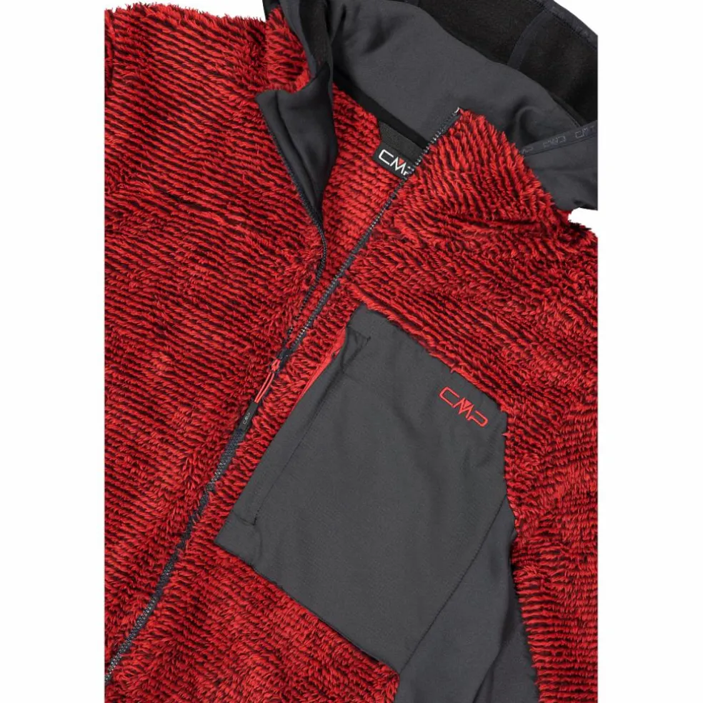 Giacca in pile Highloft da uomo con cappuccio Unlimitech