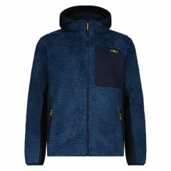 Giacca in pile Highloft da uomo con cappuccio Unlimitech