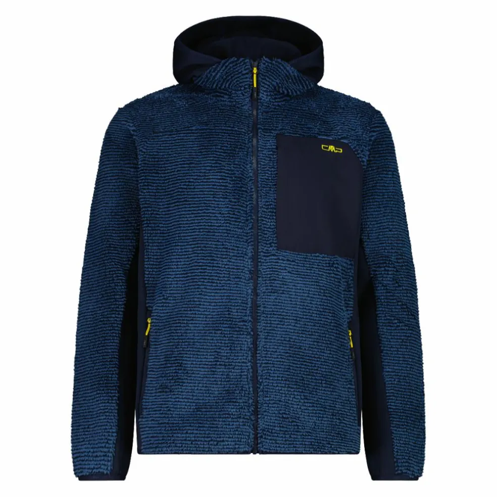 Giacca in pile Highloft da uomo con cappuccio Unlimitech