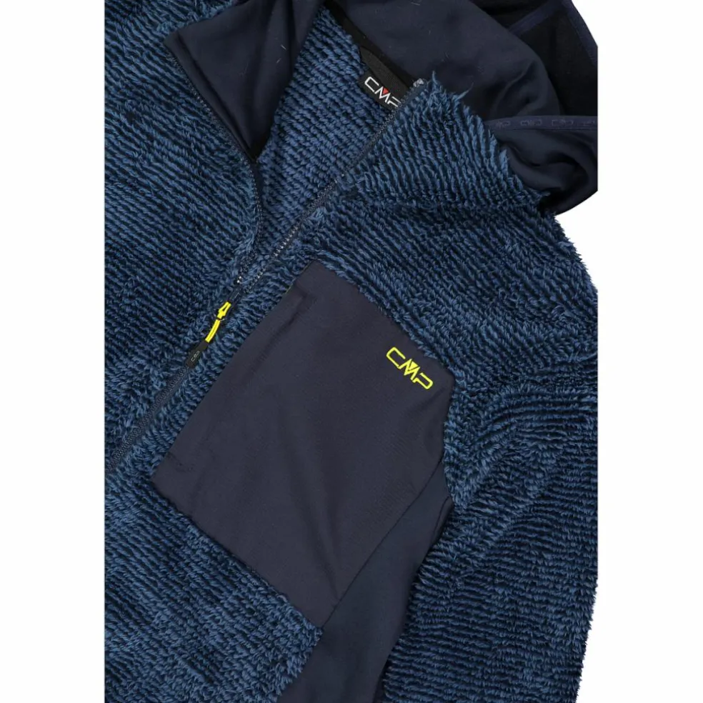 Giacca in pile Highloft da uomo con cappuccio Unlimitech