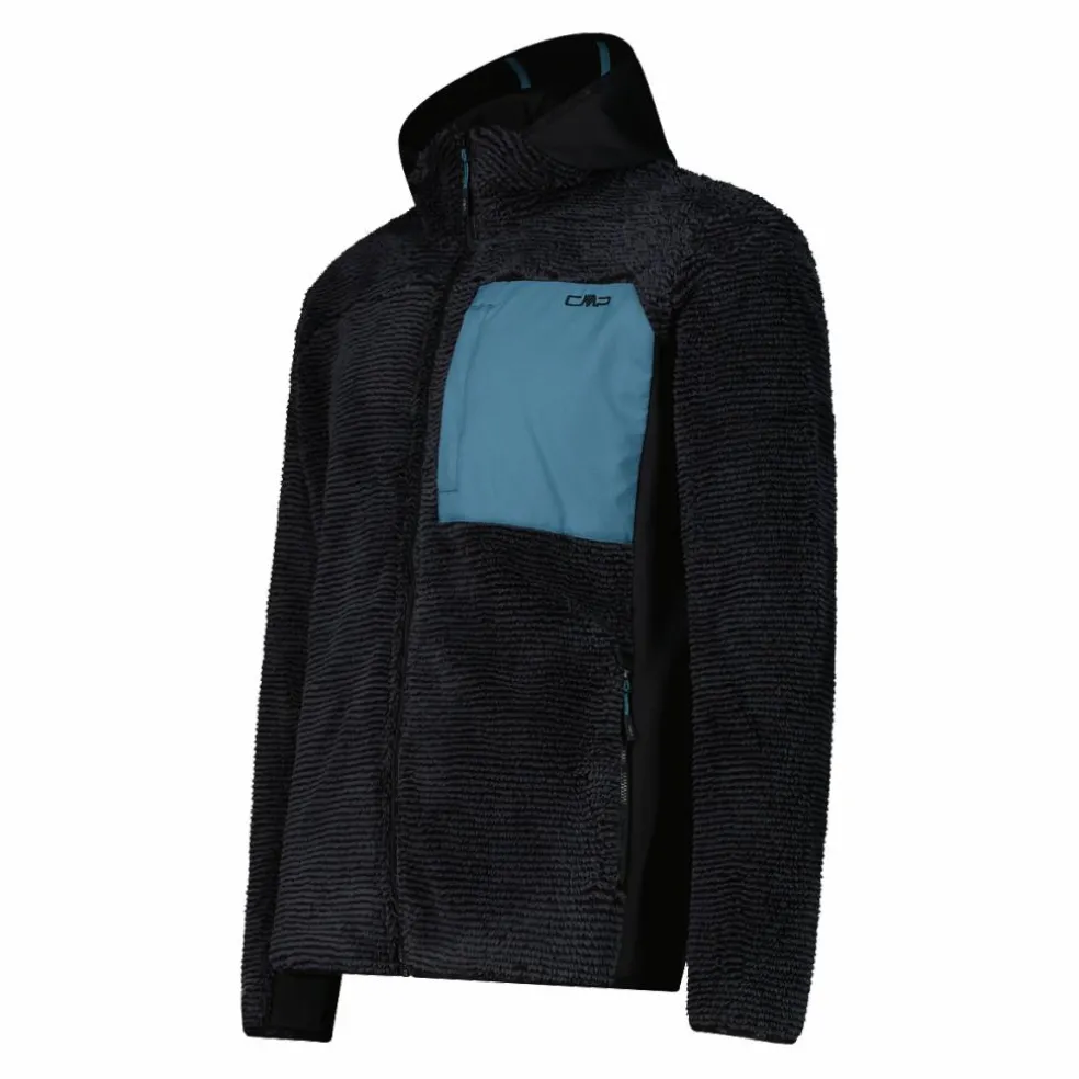 Giacca in pile Highloft da uomo con cappuccio Unlimitech