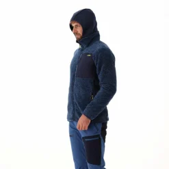 Giacca in pile Highloft da uomo con cappuccio Unlimitech