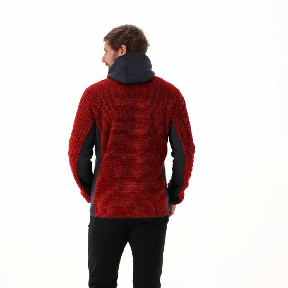 Giacca in pile Highloft da uomo con cappuccio Unlimitech