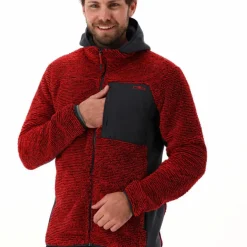 Giacca in pile Highloft da uomo con cappuccio Unlimitech