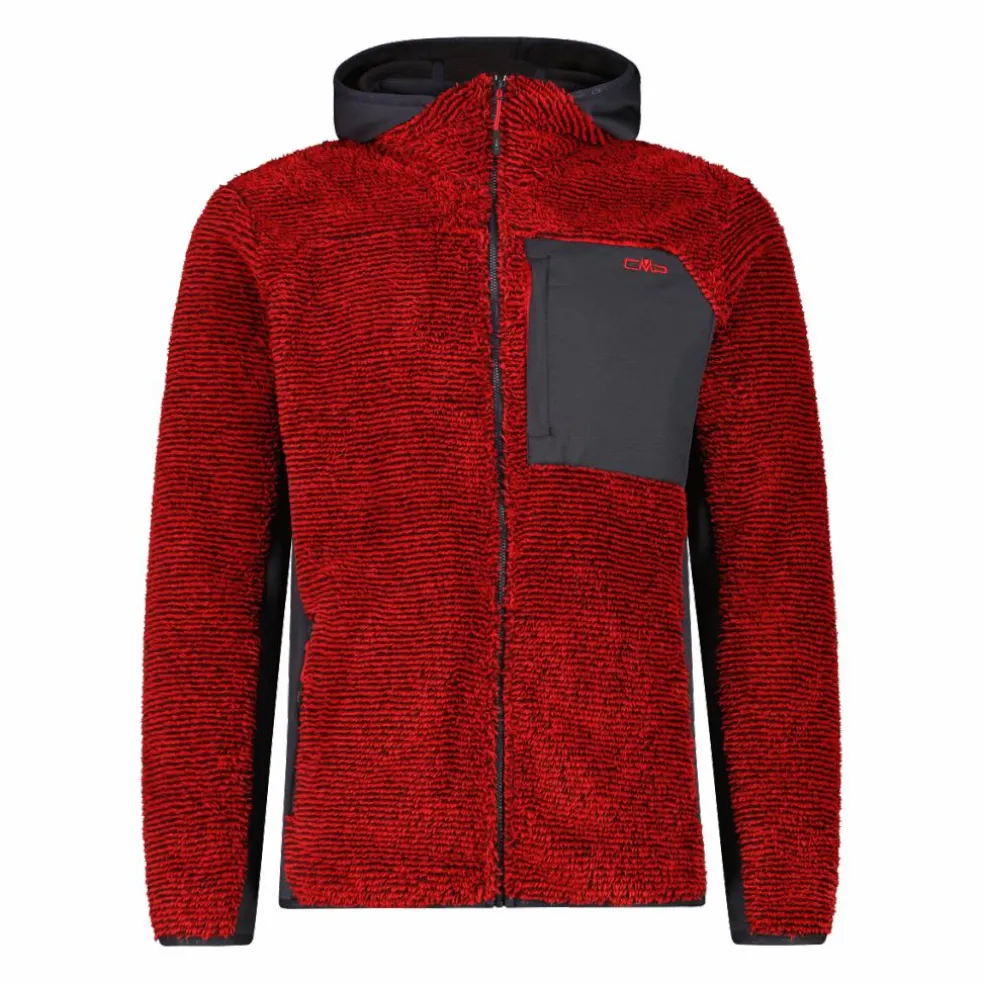 Giacca in pile Highloft da uomo con cappuccio Unlimitech