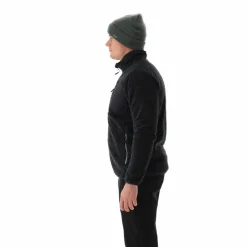 Giacca in pile HighLoft da uomo con tasca termoapplicata melange