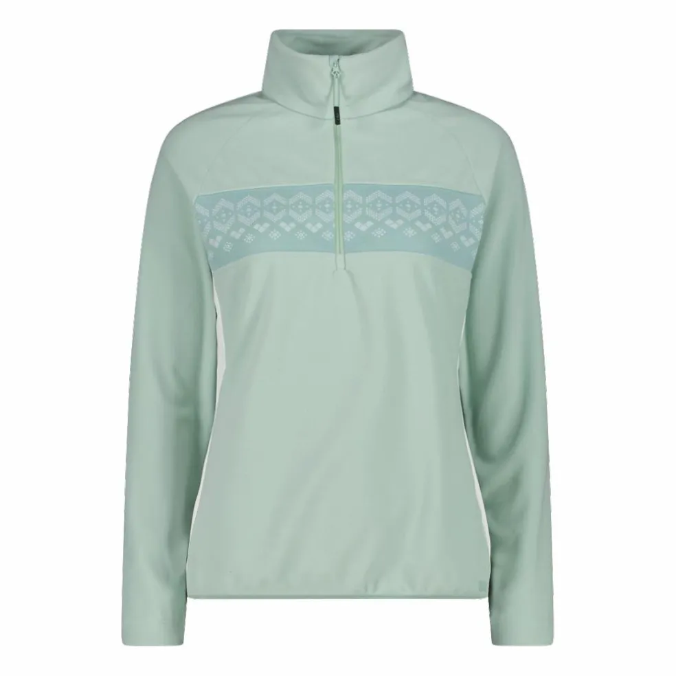 Giacca in pile mezza zip arctic fleece da donna