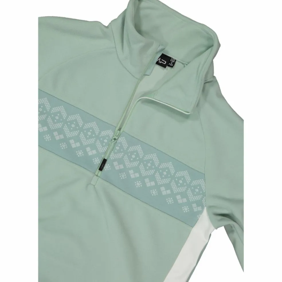 Giacca in pile mezza zip arctic fleece da donna