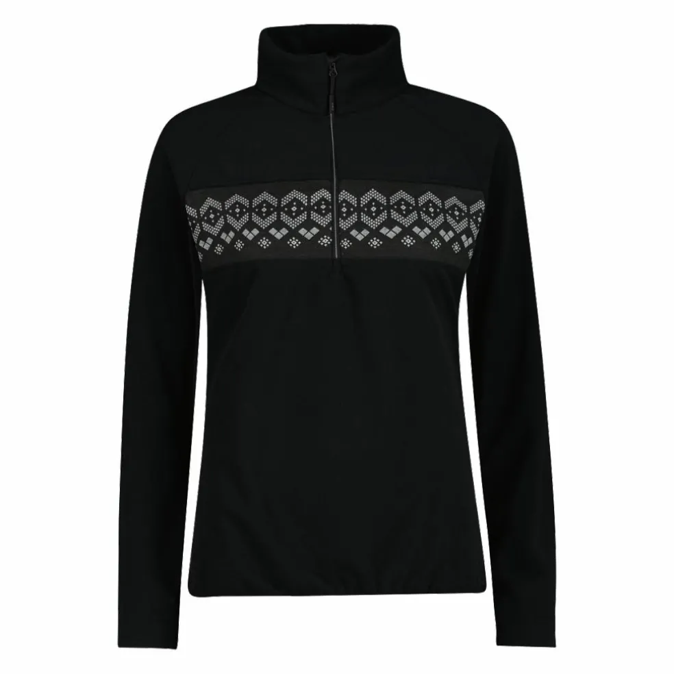 Giacca in pile mezza zip arctic fleece da donna