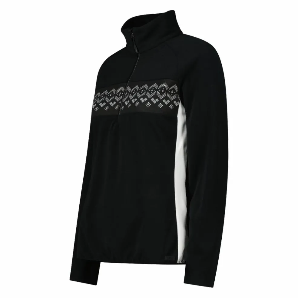 Giacca in pile mezza zip arctic fleece da donna