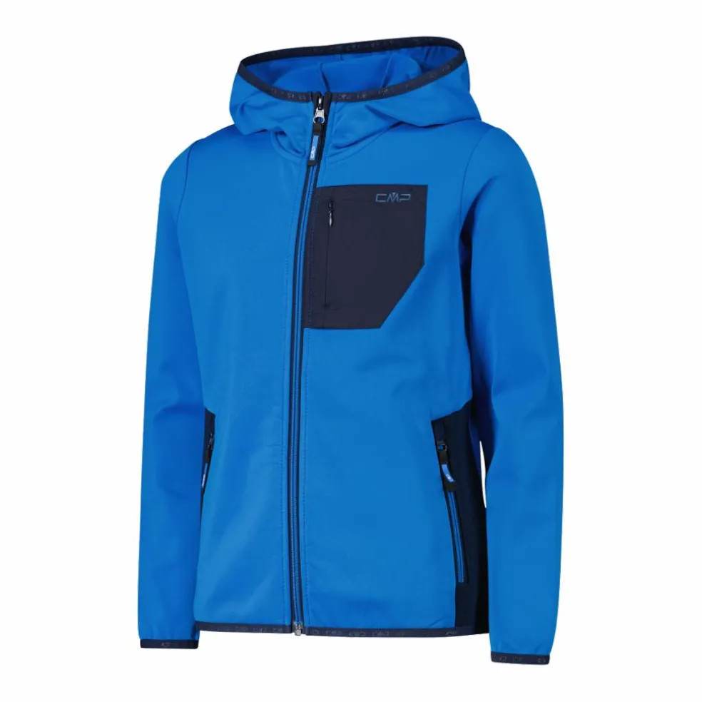 Giacca in pile Stretch Performance da bambino con cappuccio