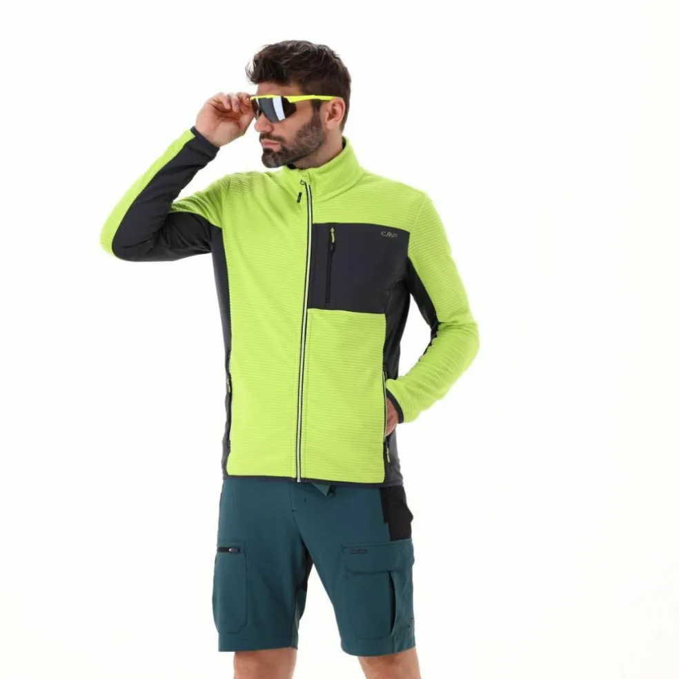 Giacca in pile Stretch Performance da Uomo