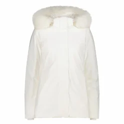 Giacca in Softshell da donna con cappuccio in pelliccetta