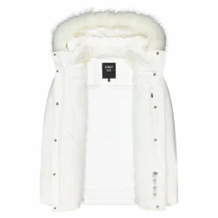 Giacca in Softshell da donna con cappuccio in pelliccetta