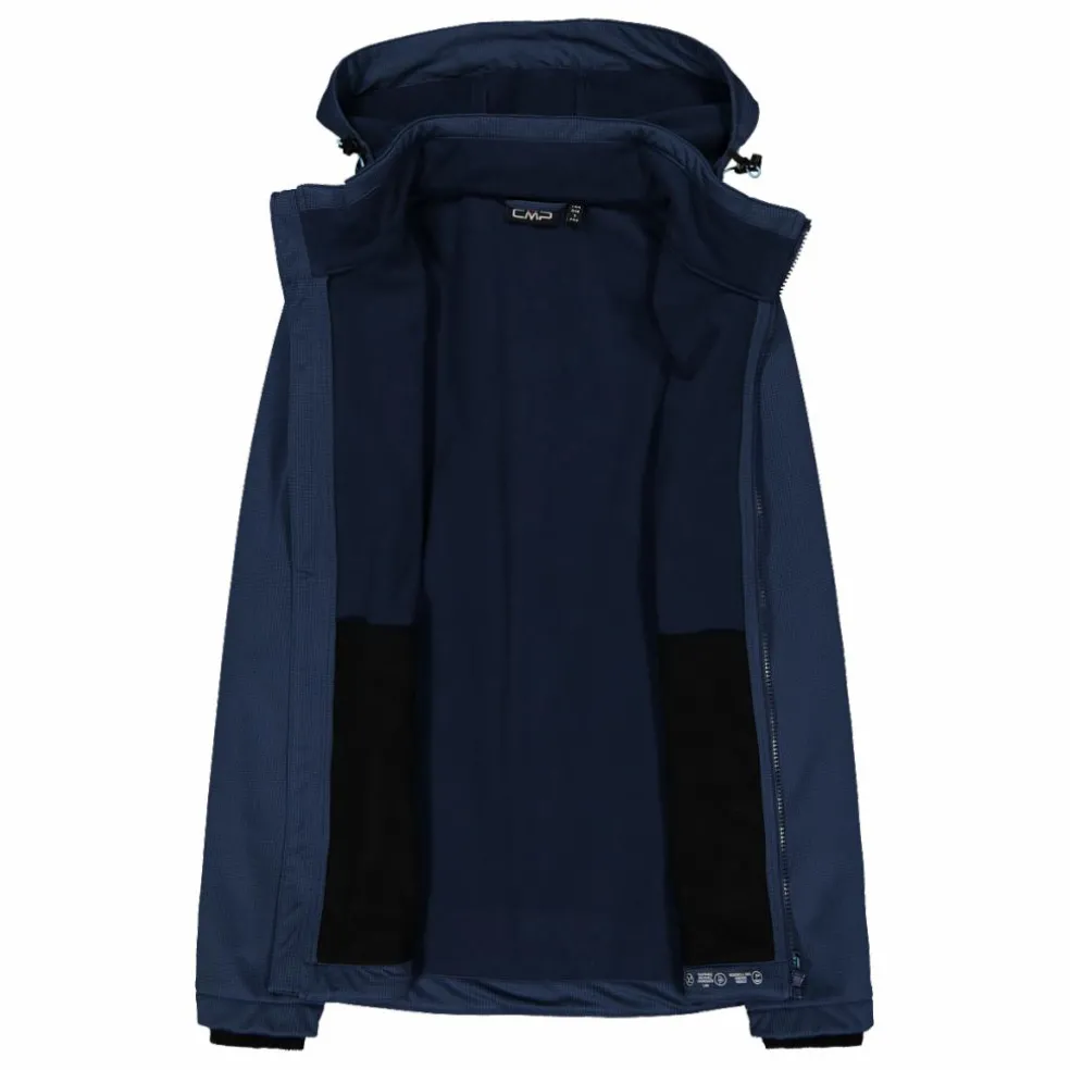 Giacca in softshell da donna con cappuccio staccabile