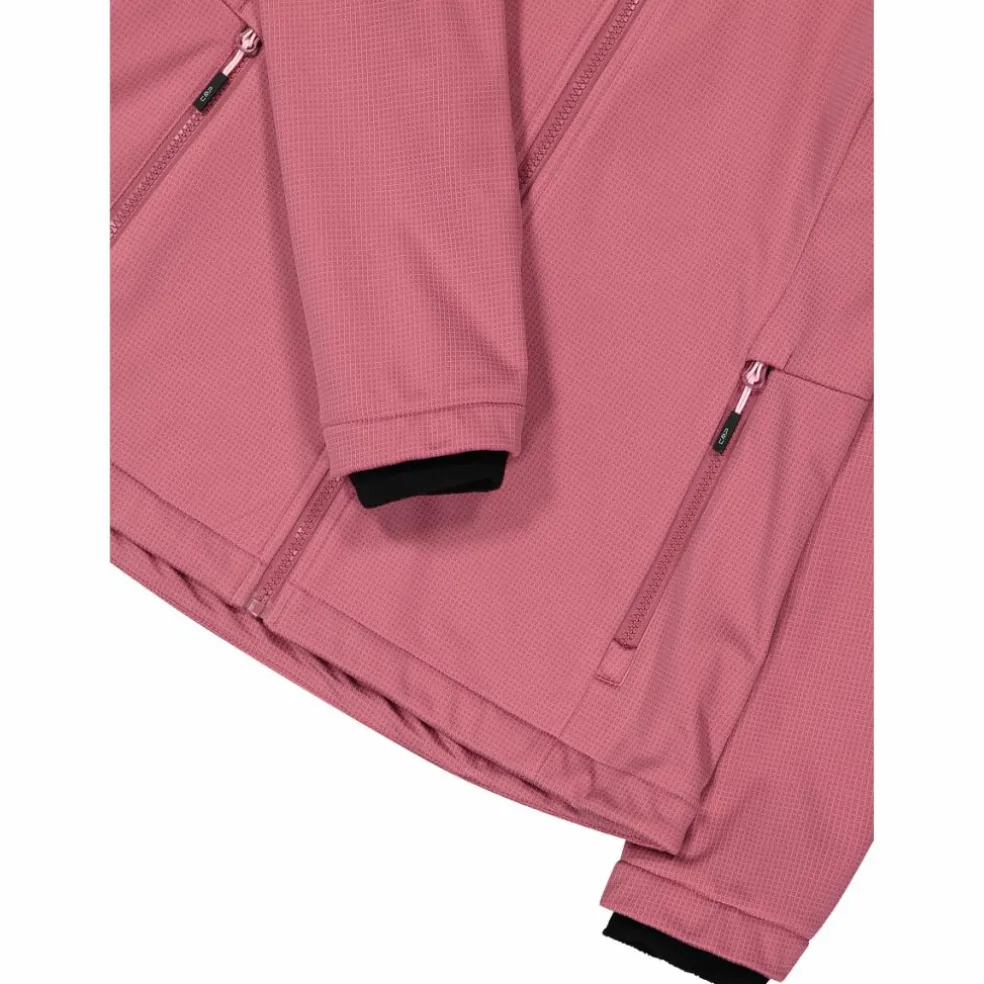 Giacca in softshell da donna con cappuccio staccabile