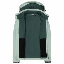Giacca in softshell da donna con cappuccio staccabile