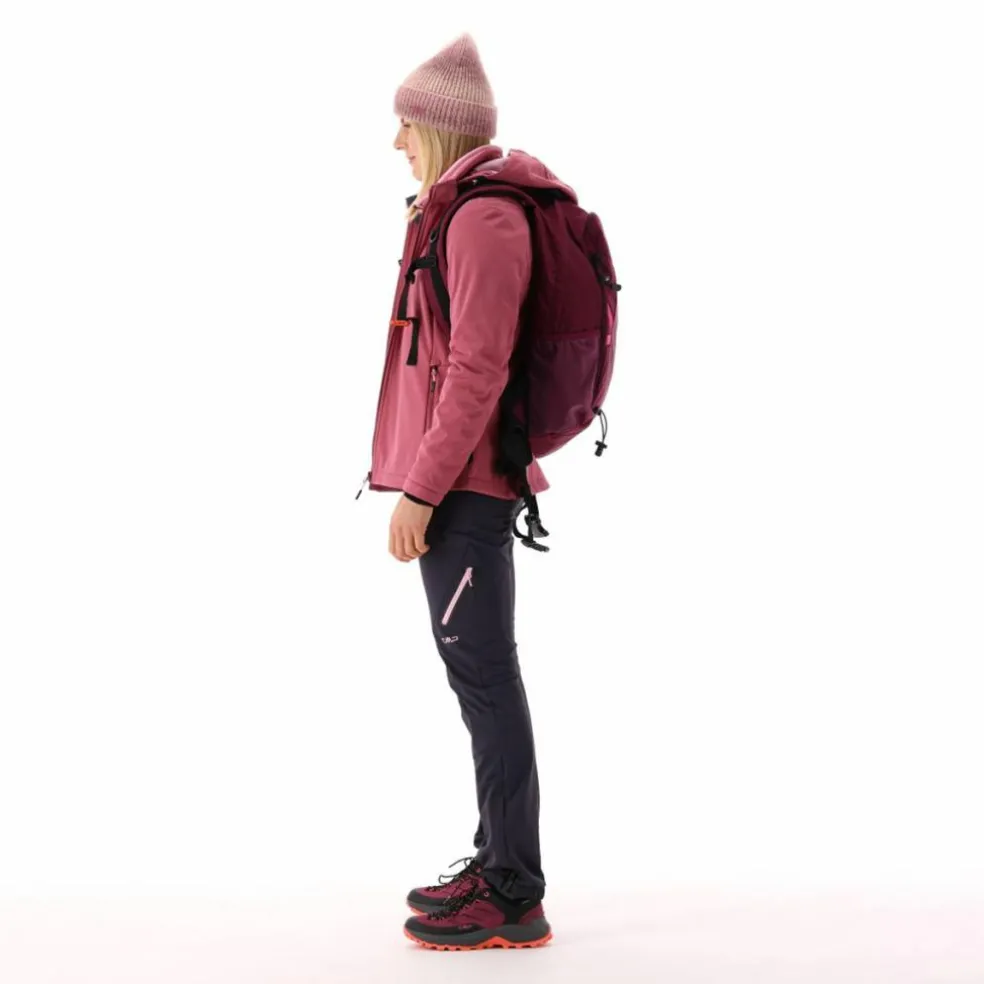 Giacca in softshell da donna con cappuccio staccabile