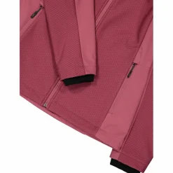 Giacca in softshell da donna con cappuccio a nido d'ape