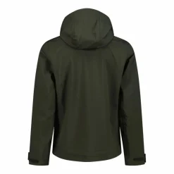 Giacca in softshell da uomo con cappuccio