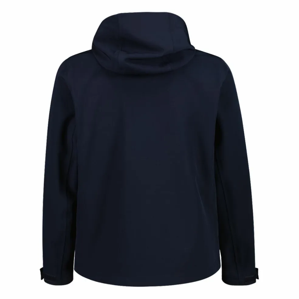 Giacca in softshell da uomo con cappuccio