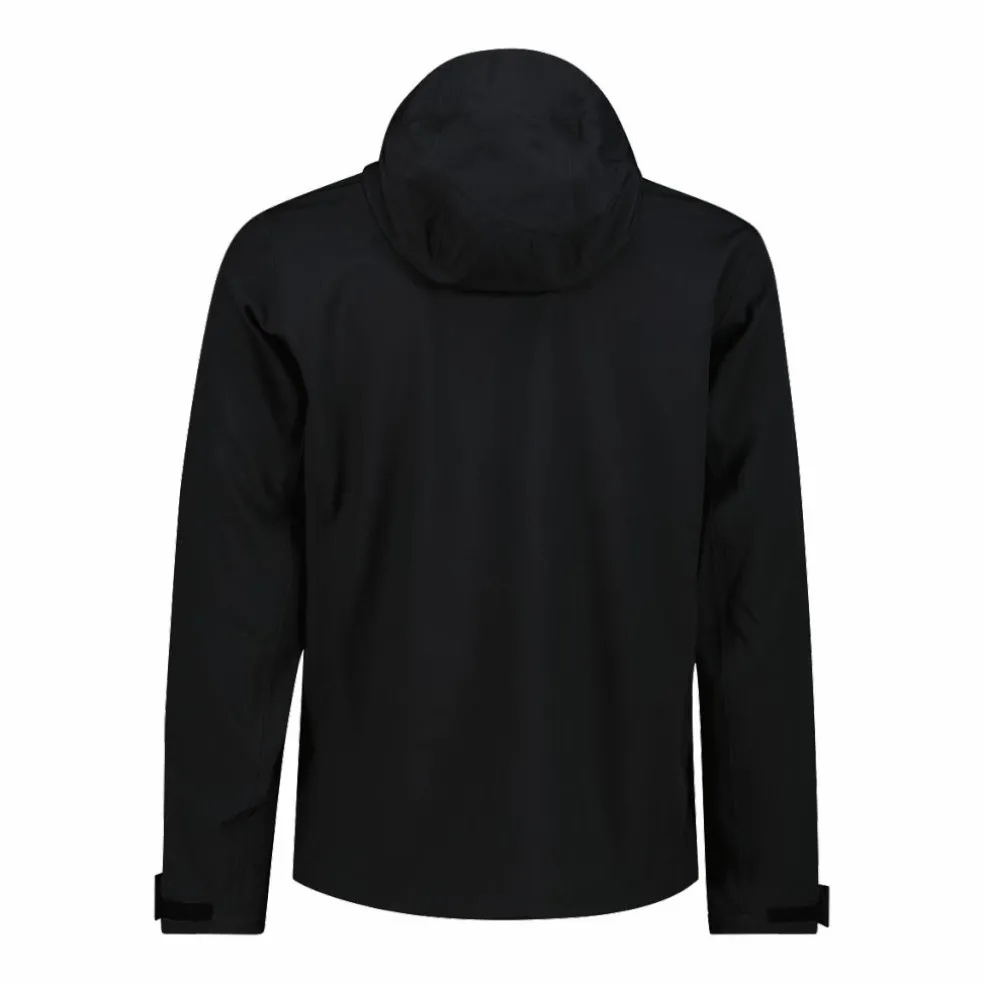 Giacca in softshell da uomo con cappuccio