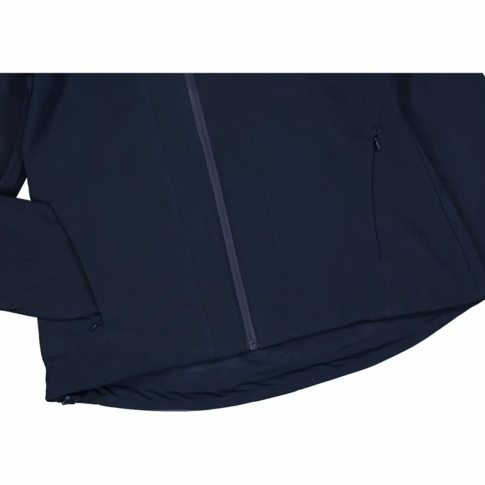 Giacca in softshell elasticizzata da donna con cappuccio staccabile