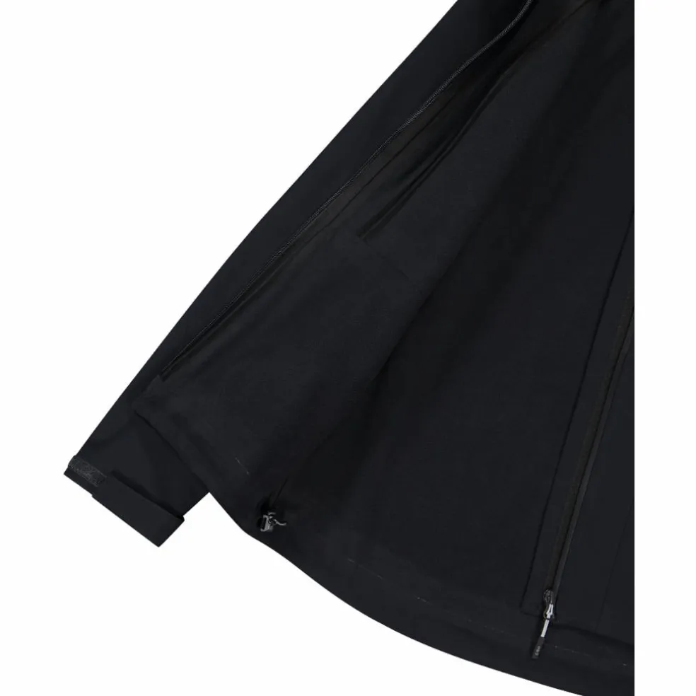 Giacca in softshell elasticizzata da donna con cappuccio staccabile