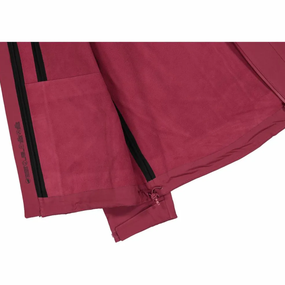 Giacca in softshell elasticizzata da donna con cappuccio staccabile