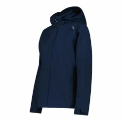 Giacca in softshell elasticizzata da donna con cappuccio staccabile